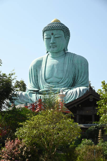 istock Outdoor great Buddha Daibutsu or Amitabhe Buddha at Wat Pra That Doi Pra Chan. 2002000765