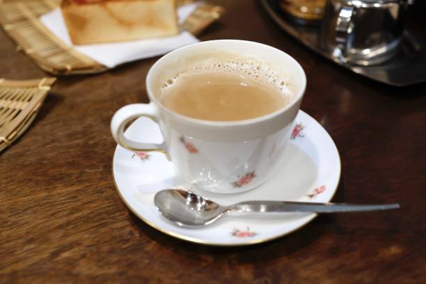 istock Cafe au lait in a coffee cup. 2002089068
