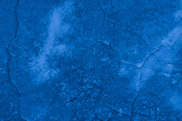 istock Old wall pattern texture cement blue dark abstract  blue color design are light with black gradient background. 2002106618