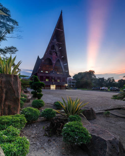 istock Beautiful Catholic Church at Samosir 2002115592