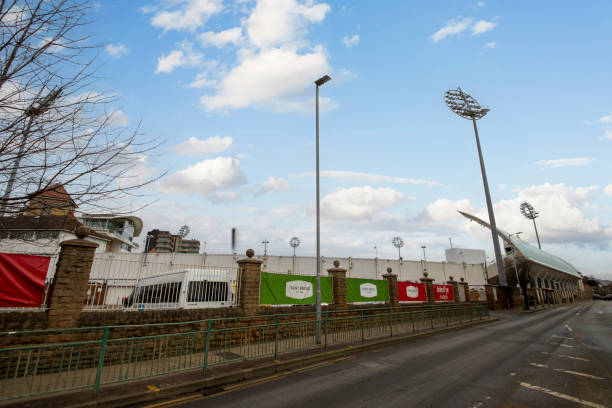 trent bridge cricket ground – stadion piłkarski nottinghamshire county cricket club w nottingham w wielkiej brytanii - ccc zdjęcia i obrazy z banku zdjęć