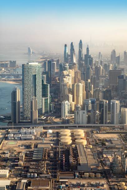 istock Aerial view of Dubai Marina 2002125939