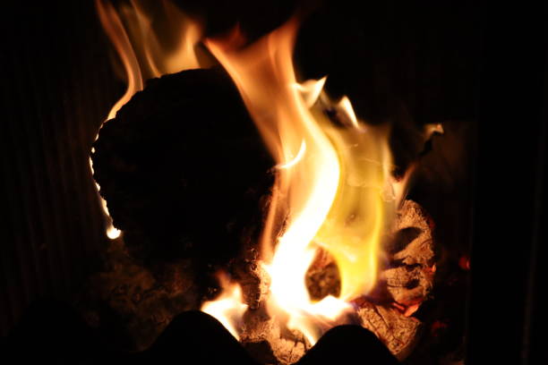 Feuer, Bild, Lagerfeuer, Flammen, Flammenbild, Kamin, Kaminfeuer, Kamin, Romantik