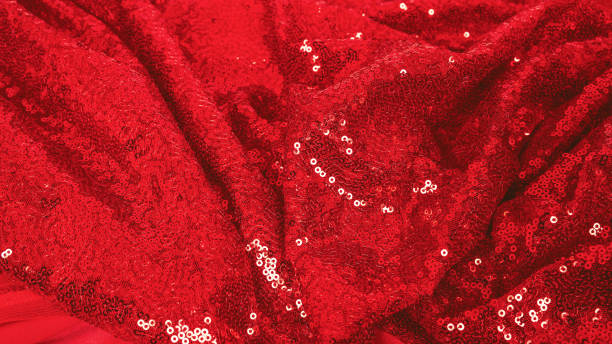 Sequins Red Pattern 2.400+ Red Sequin Fabric fotos de stock, imagens e fotos royalty-free ...