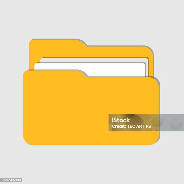 File Folder Stock Virtual File Folder Stock Illustration - Download Image Now ...