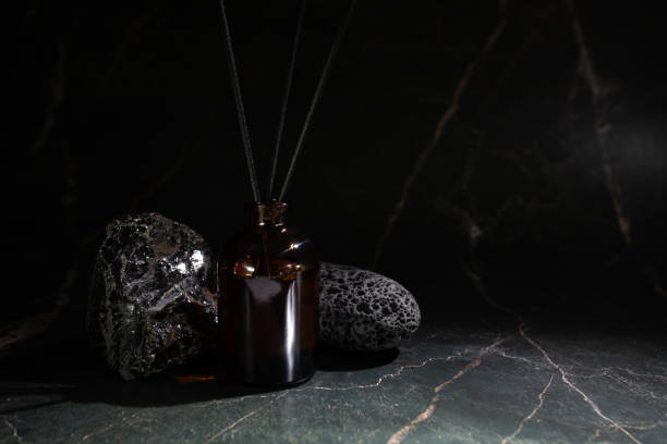 istock Aroma diffuser with natural stones, cozy spa ambiance, fragrance therapy, relaxation 2002333227