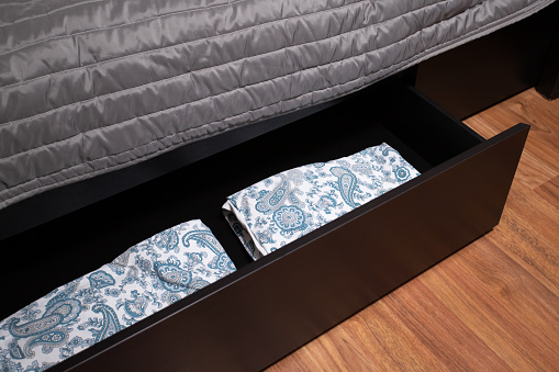 Bed box, home storage, under-bed drawer, household organization solution