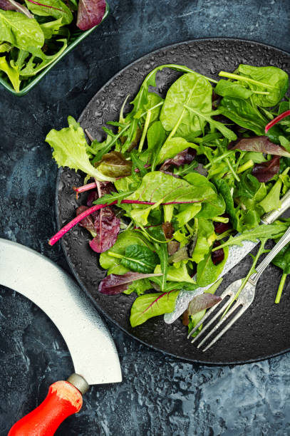 istock Vegan green salad. 2002367325