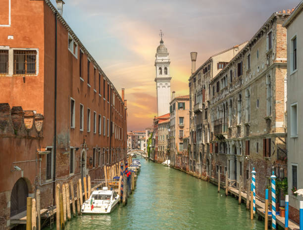 istock Tower on the water channel 2002431088