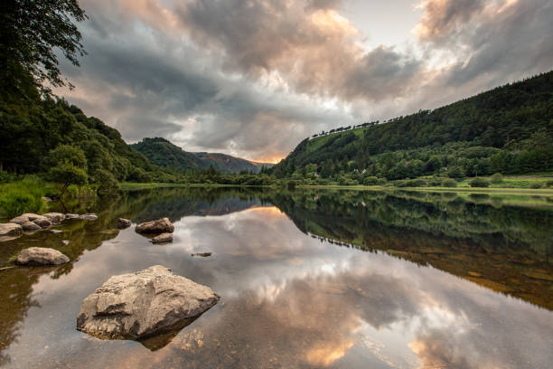 istock Gorgeous evening at Glendalough Lower Lake, Wicklow National Park 2002515531