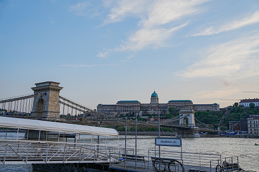 Danube river in Budapest