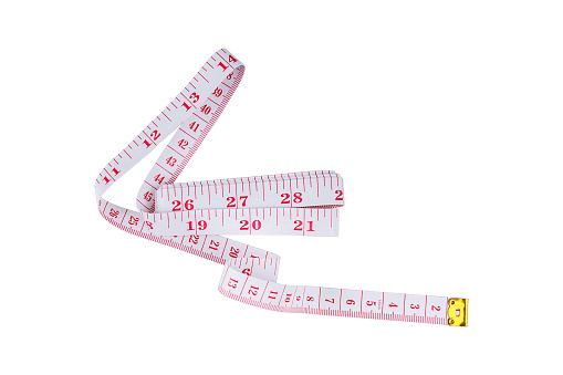 Diet concept measuring tape