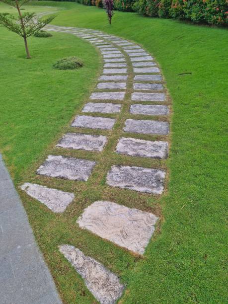 istock Stepping stone in the garden 2002637320