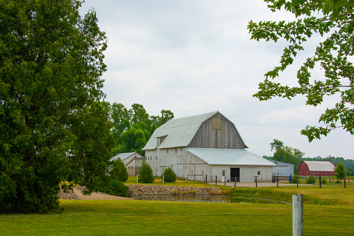 Fredericksburg, VA, USA, July 25, 2020:  Ferry Farm, where George Washington spent his boyhood.