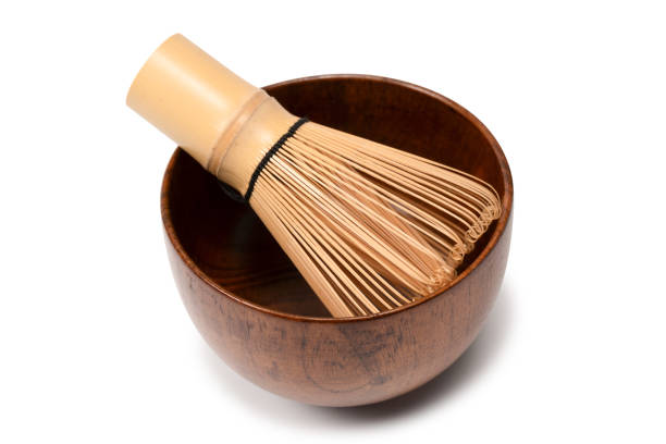 istock Bamboo crown and bamboo bowl isolated on a white background. 2002662240