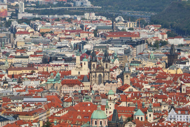 istock Panorama View of Prague Skyline 2002704940