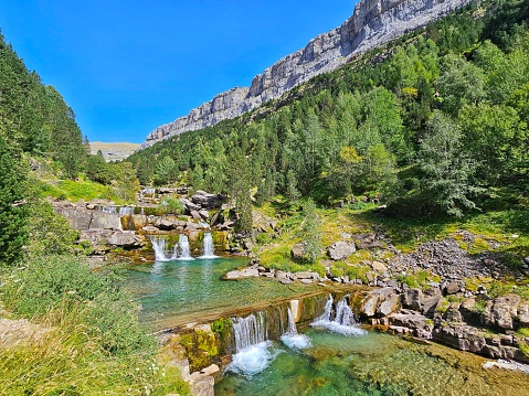 Ordesa y Monte Perdido National Park in the Pyrenees of Huesca, UNESCO World Heritage