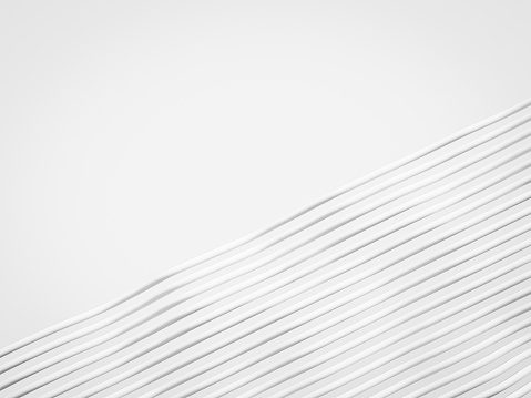 White abstract wavy background