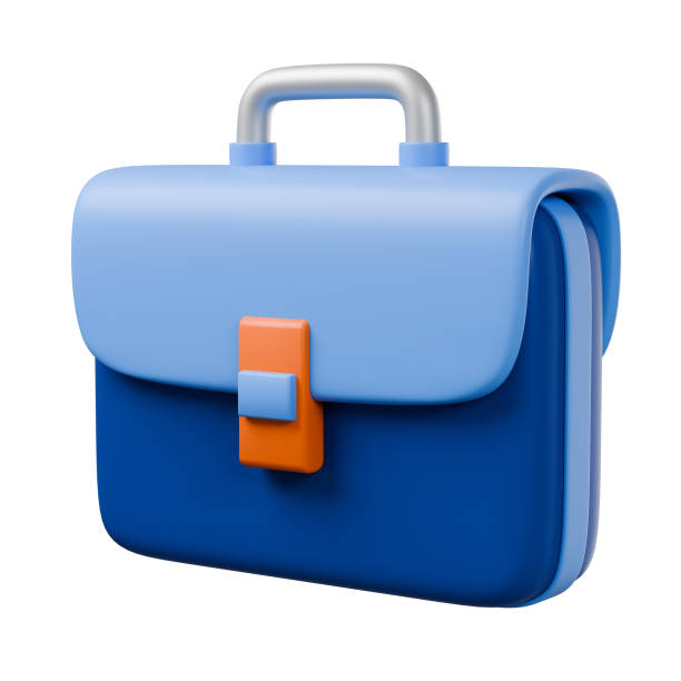istock Business bag isolated on white background. 3d render 2002778719