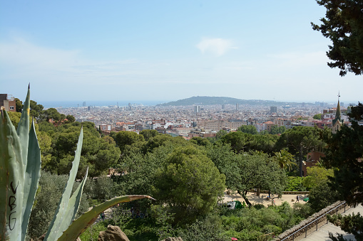 Park Güell is one of the achievements of the Catalan architect Antoni Gaudí in Barcelona