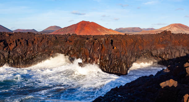 istock Los Hervideros, coastline with huge waves 2002928695