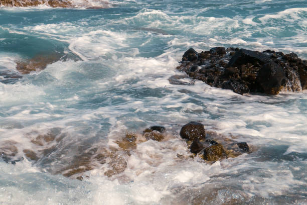 Mediterranean Sea in Los Amarillos cove in Nijar, Almeria, Spain.