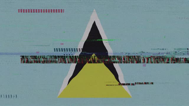 Flag of Saint Lucia Animation Grunge and Glitch, Bad TV Damage, Digital Cyber Security Digital  Animation Loopable Stock Video