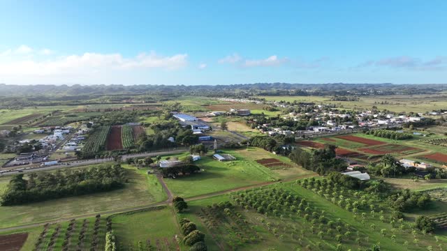 Puerto Rico Aerial Drone Video - Highway Through Rural Countryside