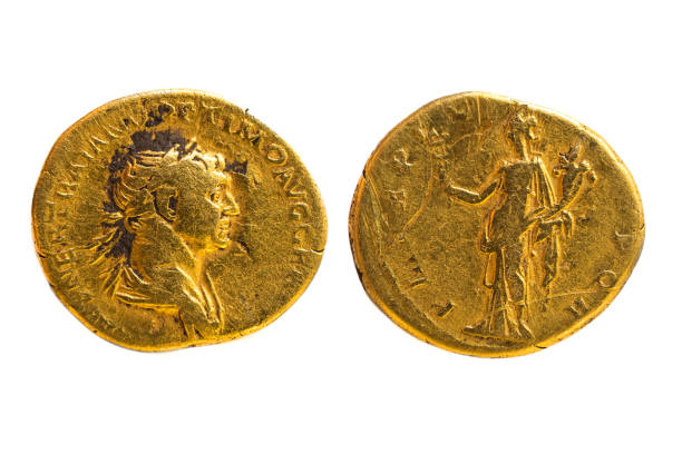 istock Gold Aureus of Trajan Decius (250 to 251) - Rome 2003175767