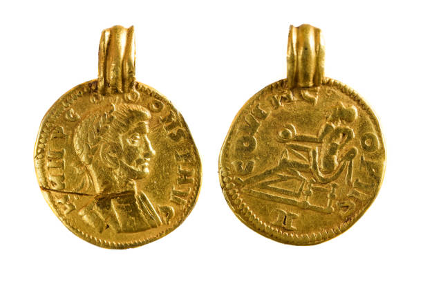 istock Gold Aureus Antoninus Pius, AD 138-161.Rome 2003175782