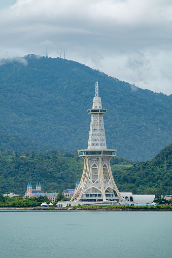 Maha Tower an architectural marvel that stands 138m high in Kuah, Asia