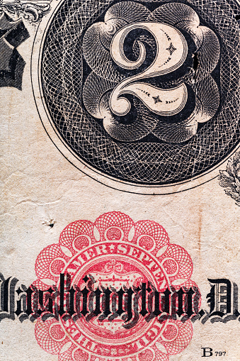 Emblem of Tajikista Pattern Design on Banknote