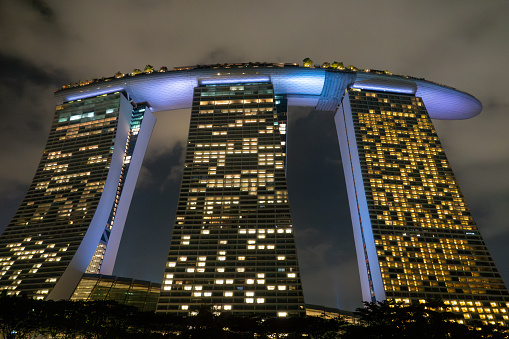 Marina Bay Sands, World's most expensive standalone casino property in Singapore, Asia