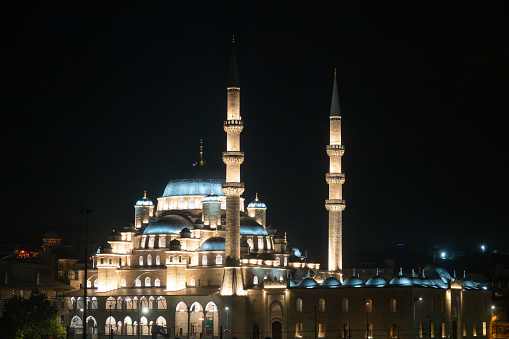 Yenicami Mosque in Eminonu Istanbul, Turkey