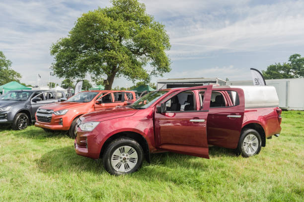Nantwich, Cheshire, England, July 26th 2023. Isuzu D-Max pickup truck at trade club.