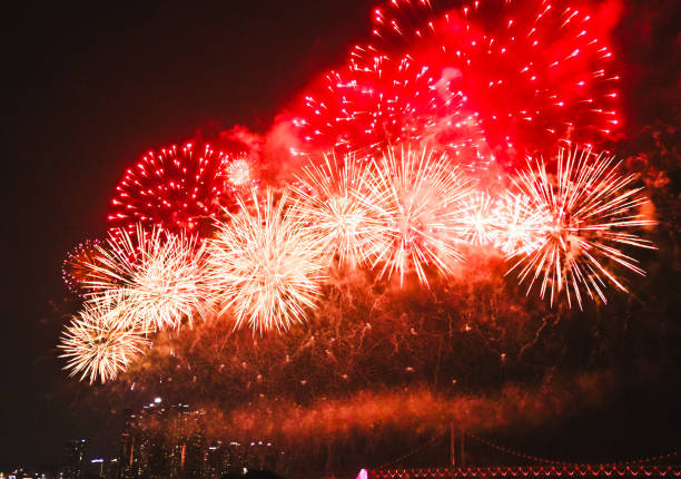 istock Busan International fireworks festival 2003253624