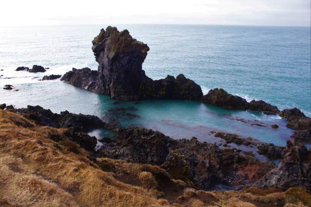 istock Cliffs of lava rock in Iceland 2003328959