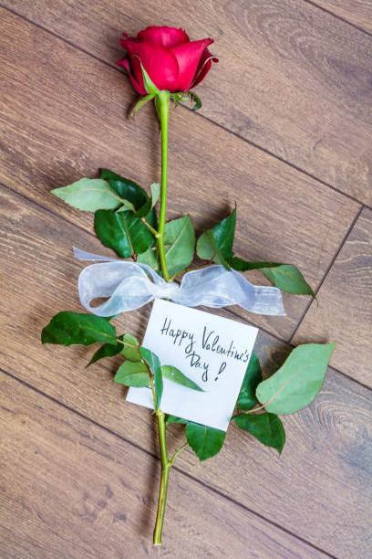 Postcard with heart for Valentine's Day