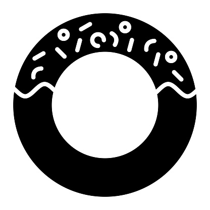 Doughnut icon vector image. Can be used for World Cuisine.