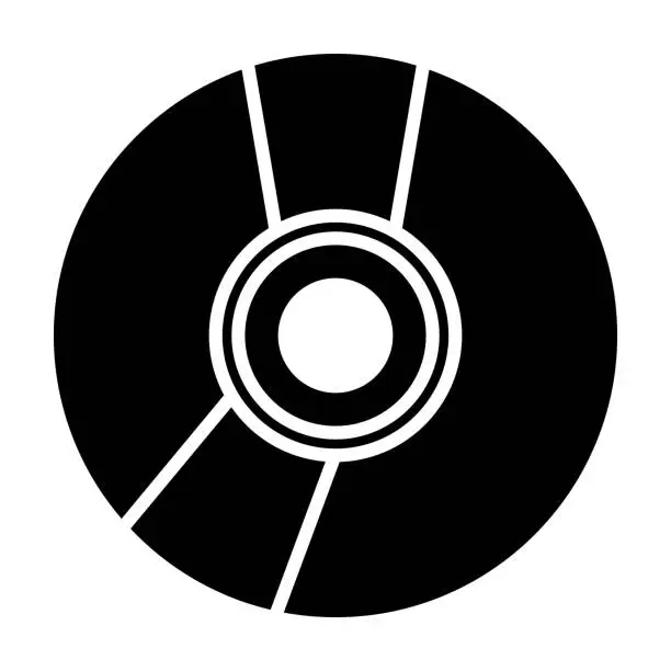 Vector illustration of Blu Ray Icon