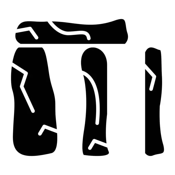 Vector illustration of Stonehenge Icon