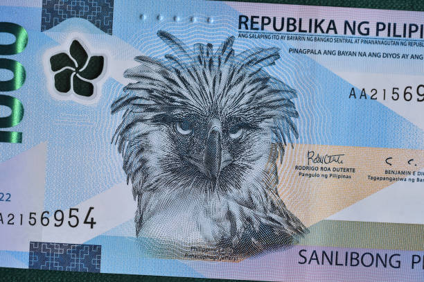 istock Eagle on the philippine banknote 2003540036