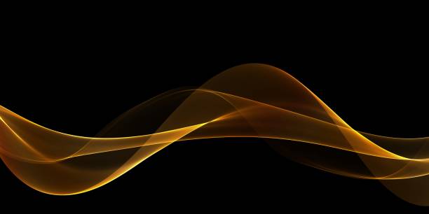 istock Black luxury corporate background with golden lines. Seamless looping motion design 2003604774