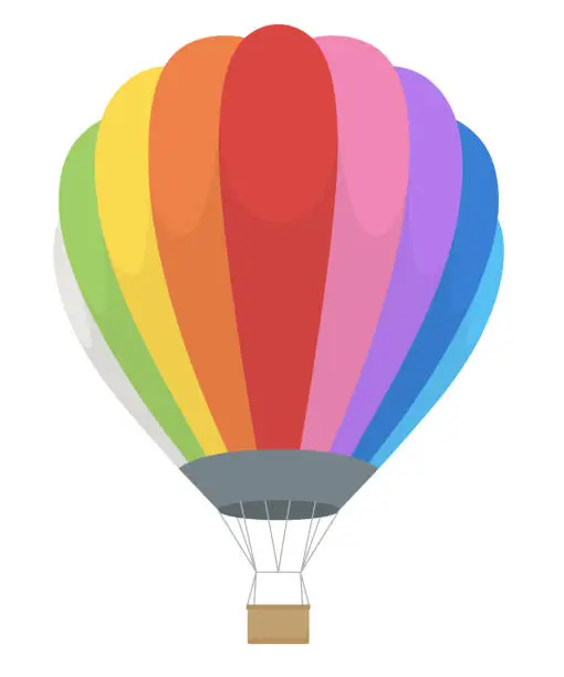 Vector illustration of Colorful balloon illustration material