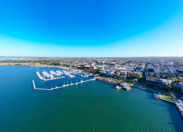 istock Geelong Waterfront and CBD in Australia 2003794643