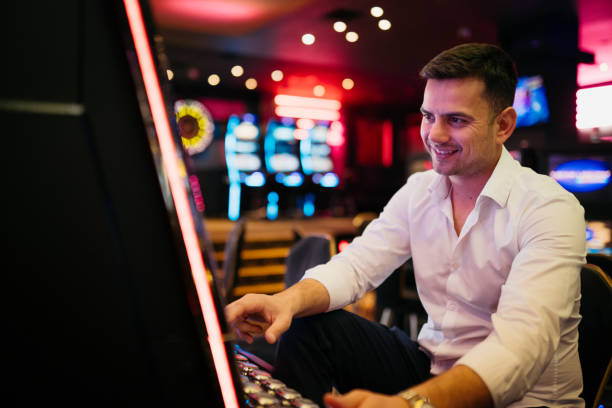 istock Young winner in a casino 2003808312