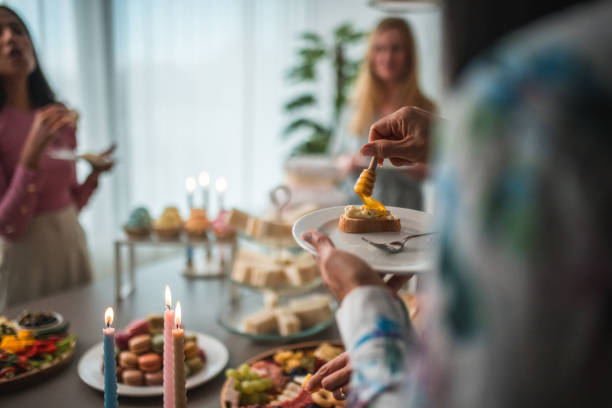 istock Celebratory Honey Drizzle at Cozy Baby Shower Gathering 2003808827