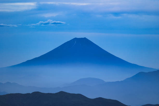 Mount Fuji in Japan at dawn