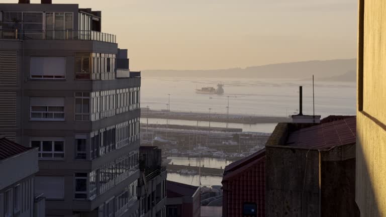 Dusk at the Harbor: A Tranquil Maritime Scene