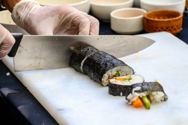 istock handmade Asian Korean food Kimbap 2004026092